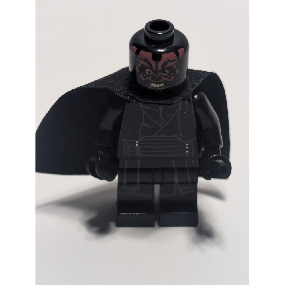 LEGO Star Wars Darth Maul Minifigure With Cape No Horns or Lightsaber